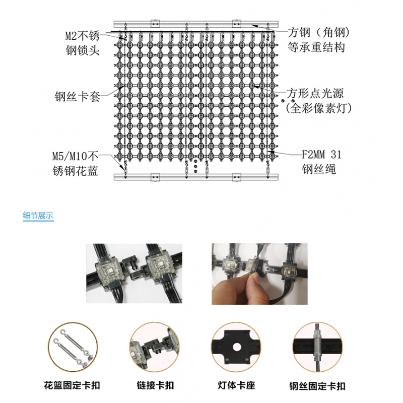 P38.5 LED 網(wǎng)格屏，LED網(wǎng)格軟屏，戶(hù)外LED網(wǎng)格屏